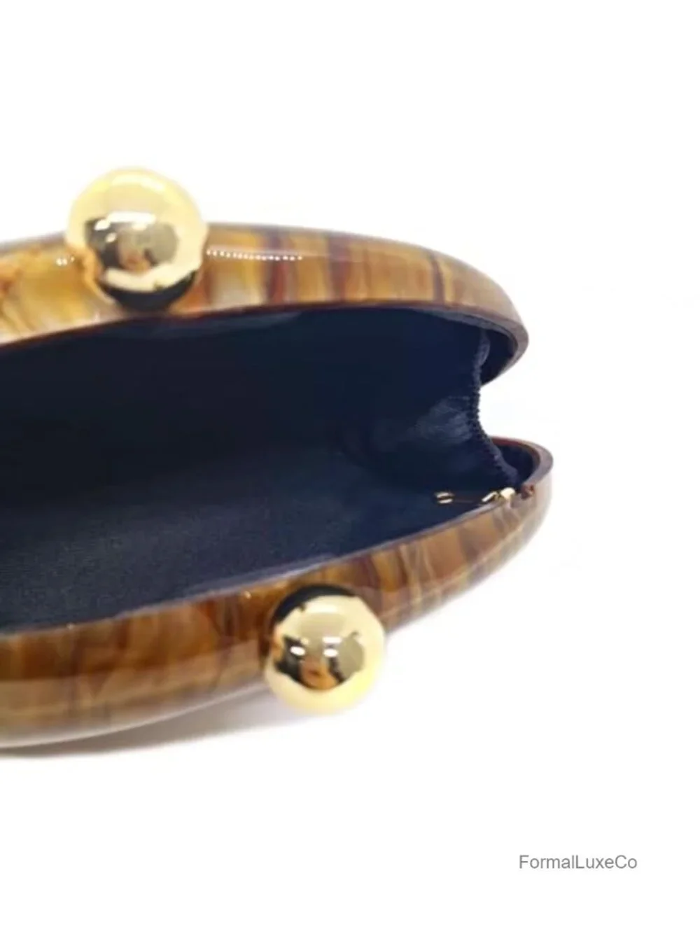 Acrylic Shell Shaped Clutch Evening Bag for Women Wedding Party Prom